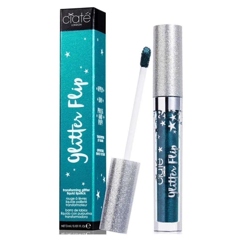 NIB Ciate London GLITTER FLIP Lipstick Glittery Liquid Lipstick in Siren